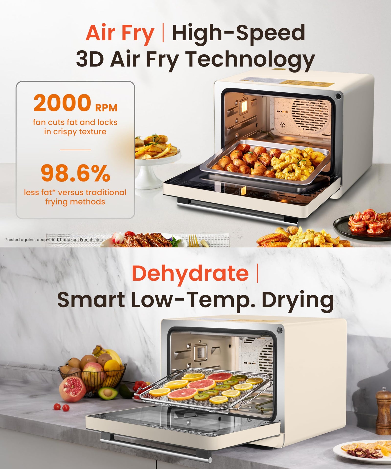 4-in-1 Steam Combi Oven with Air Fryer