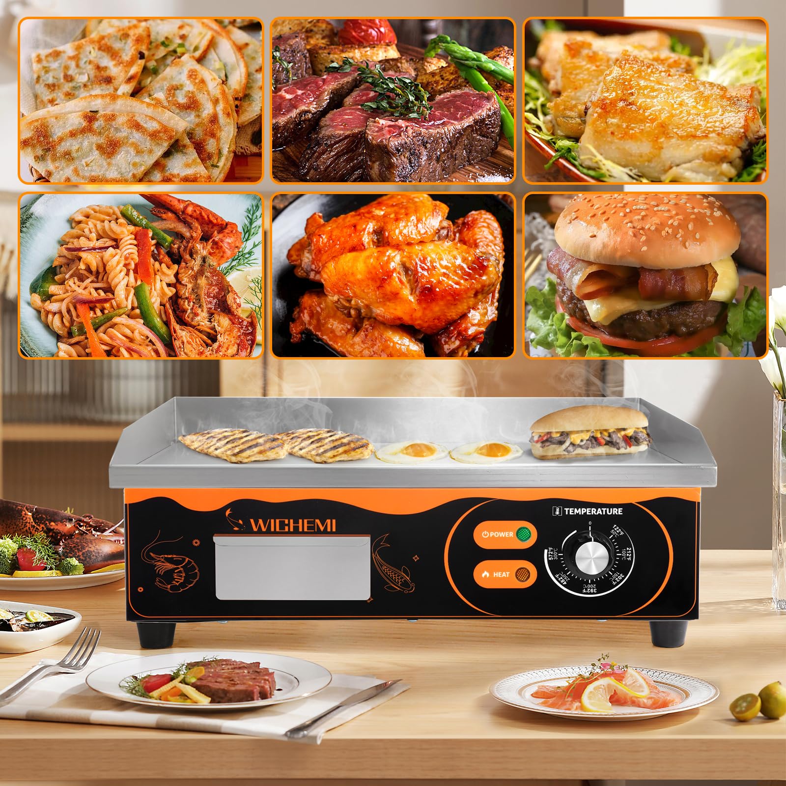 Commercial Electric Flat Top Griddle