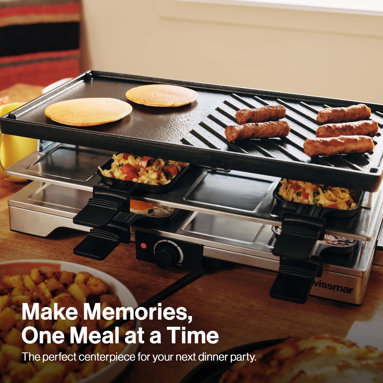 Indoor & Outdoor Raclette Grill Set