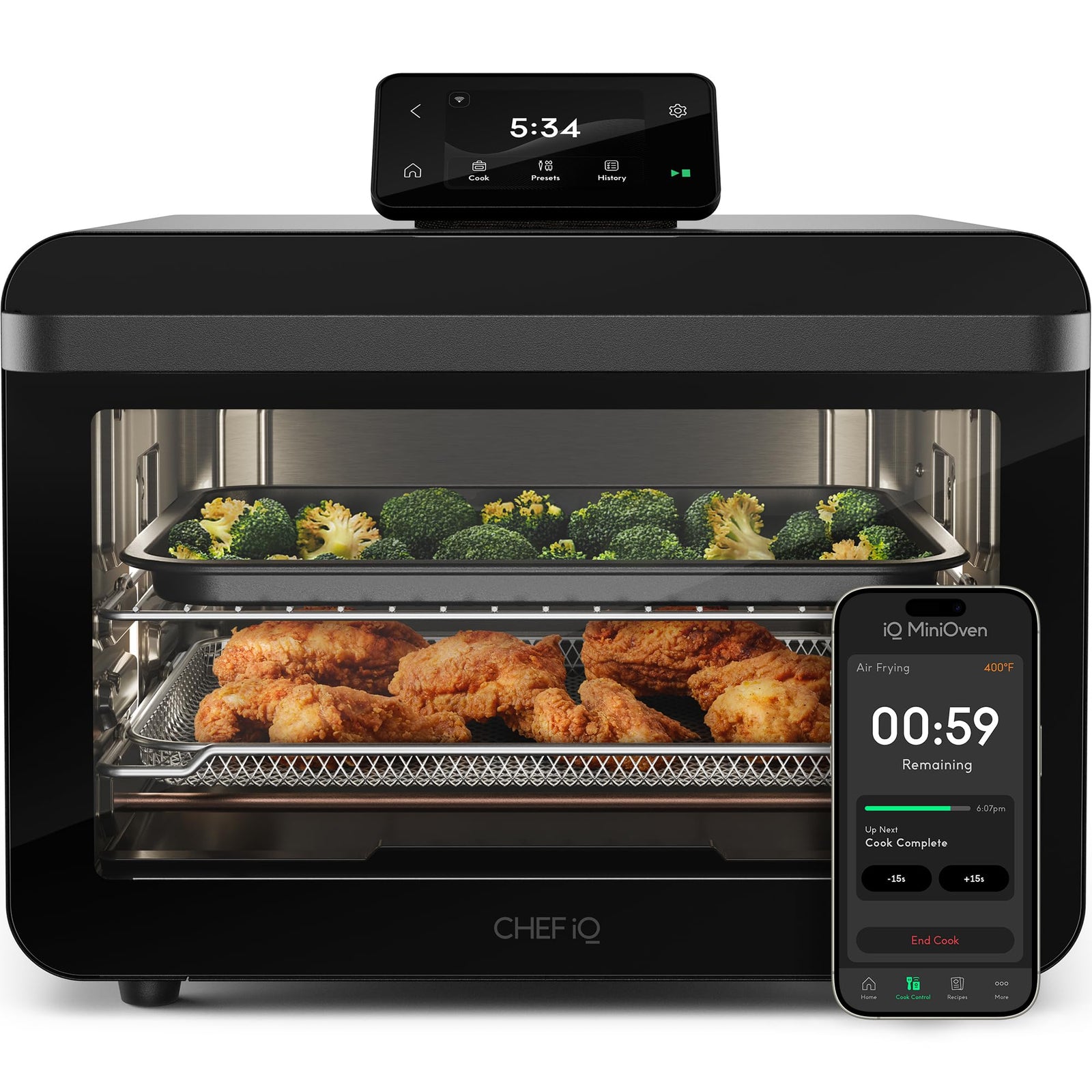 11-in-1 Smart Toaster Oven Air Fryer Combo