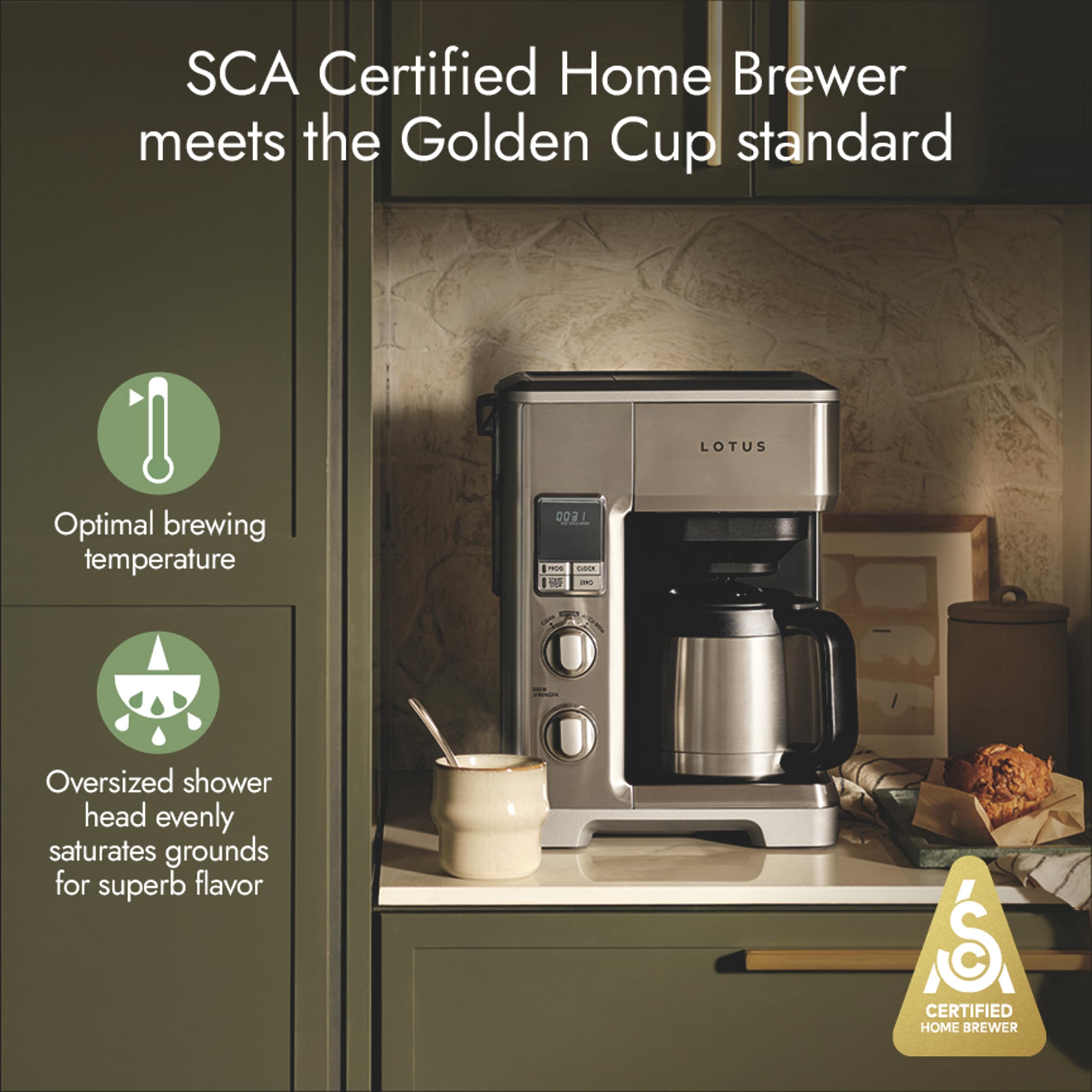 10 Cup Programmable Drip Coffee Maker with Scale