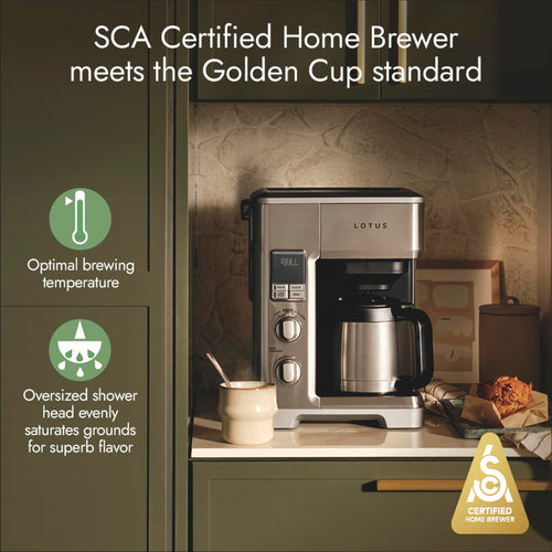 10 Cup Programmable Drip Coffee Maker with Scale