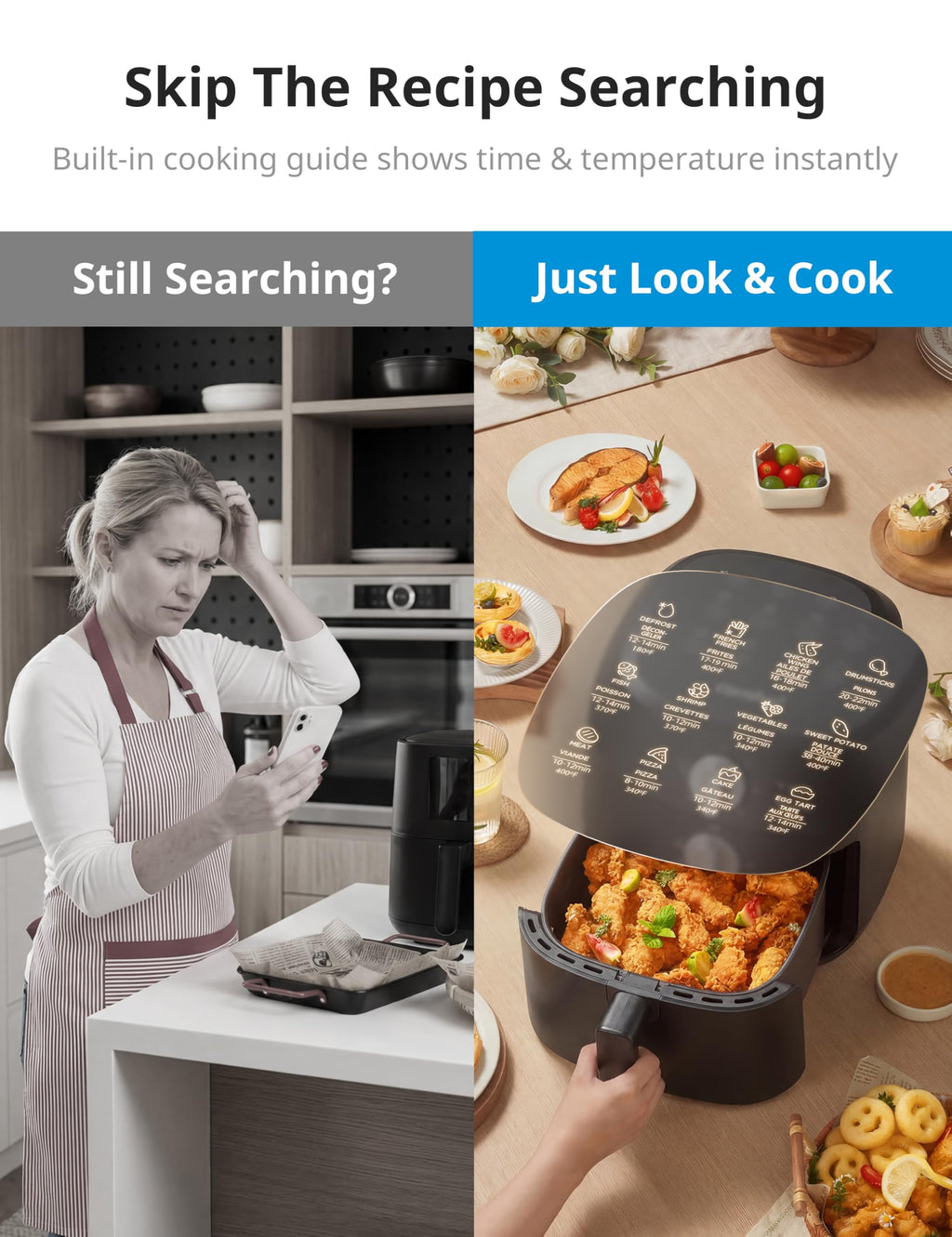 2 QT Compact Digital Air Fryer