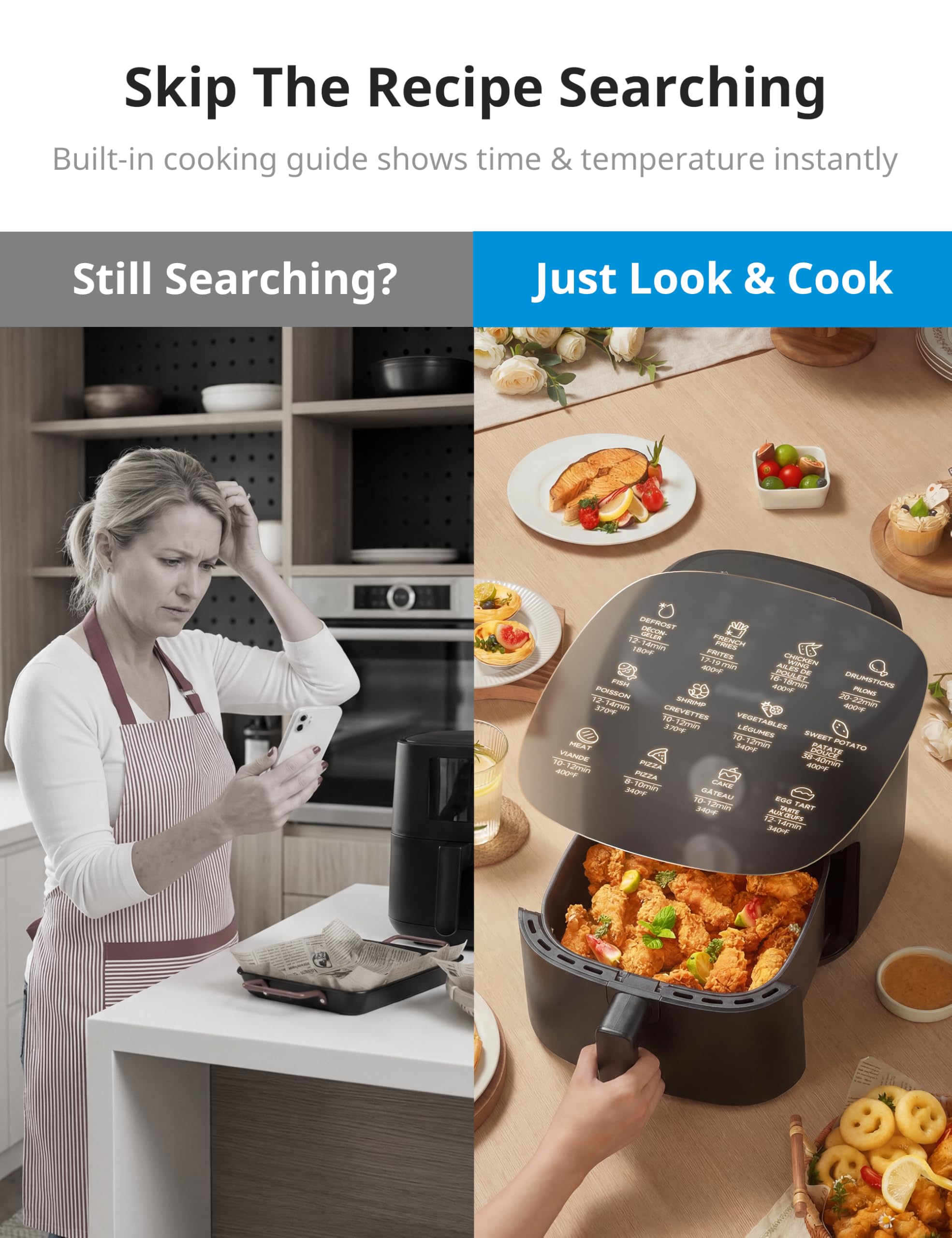 2 QT Compact Digital Air Fryer