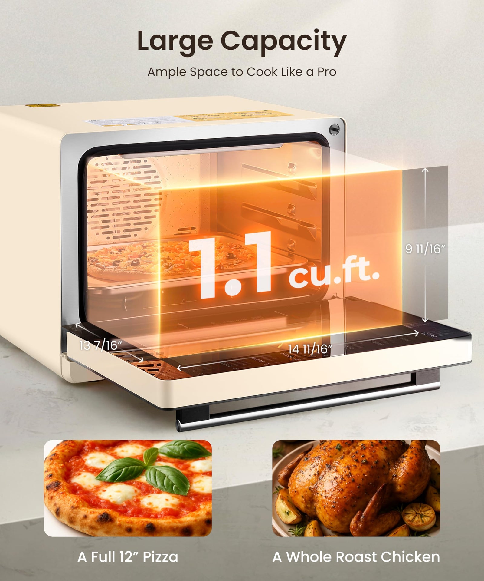 4-in-1 Steam Combi Oven with Air Fryer