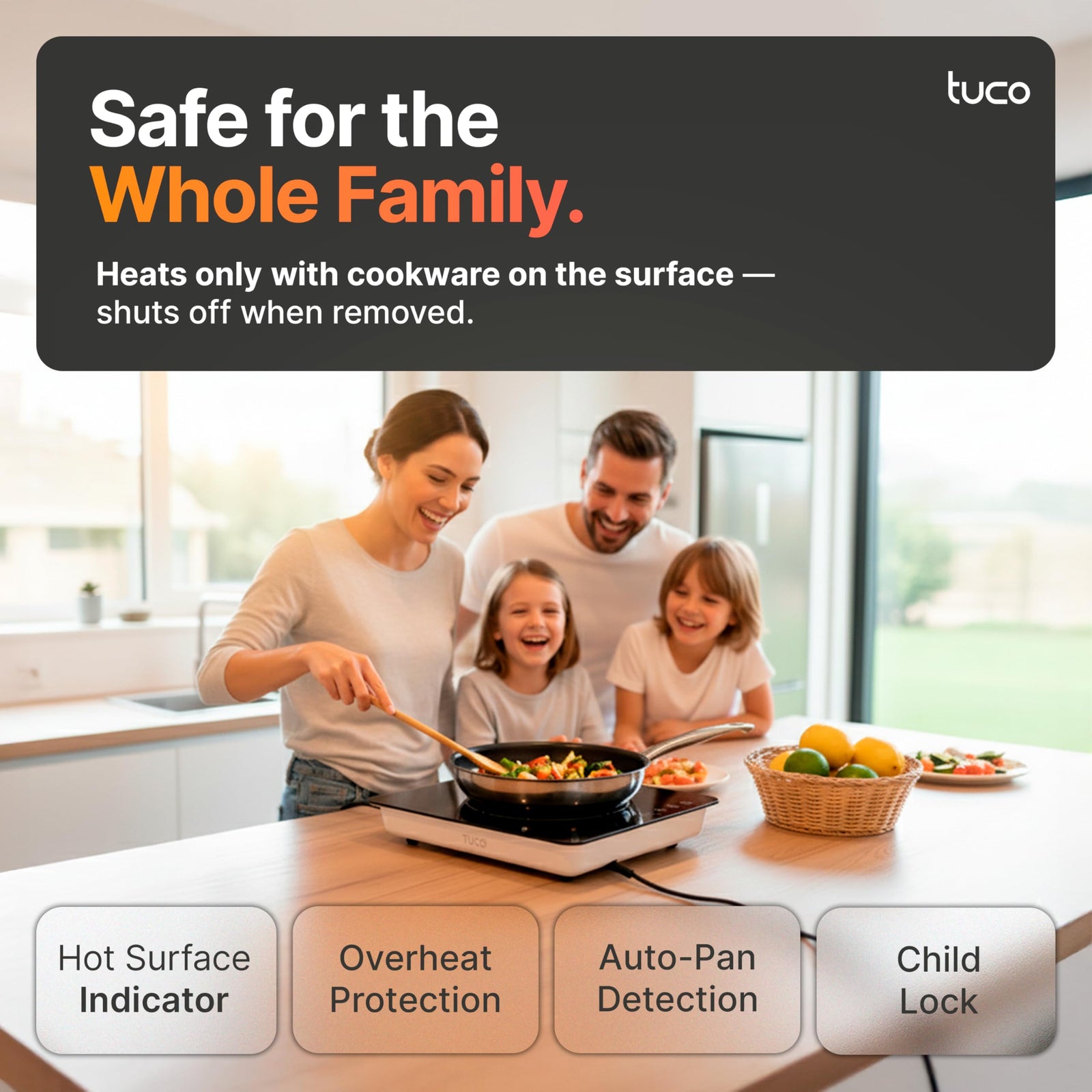 1800W Portable Induction Cooktop Pro