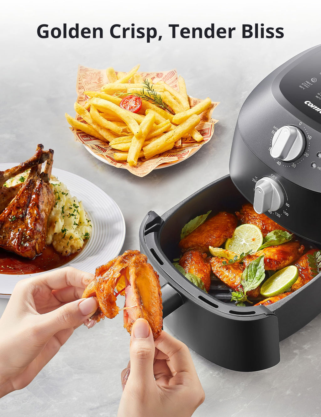 2 QT Compact Digital Air Fryer